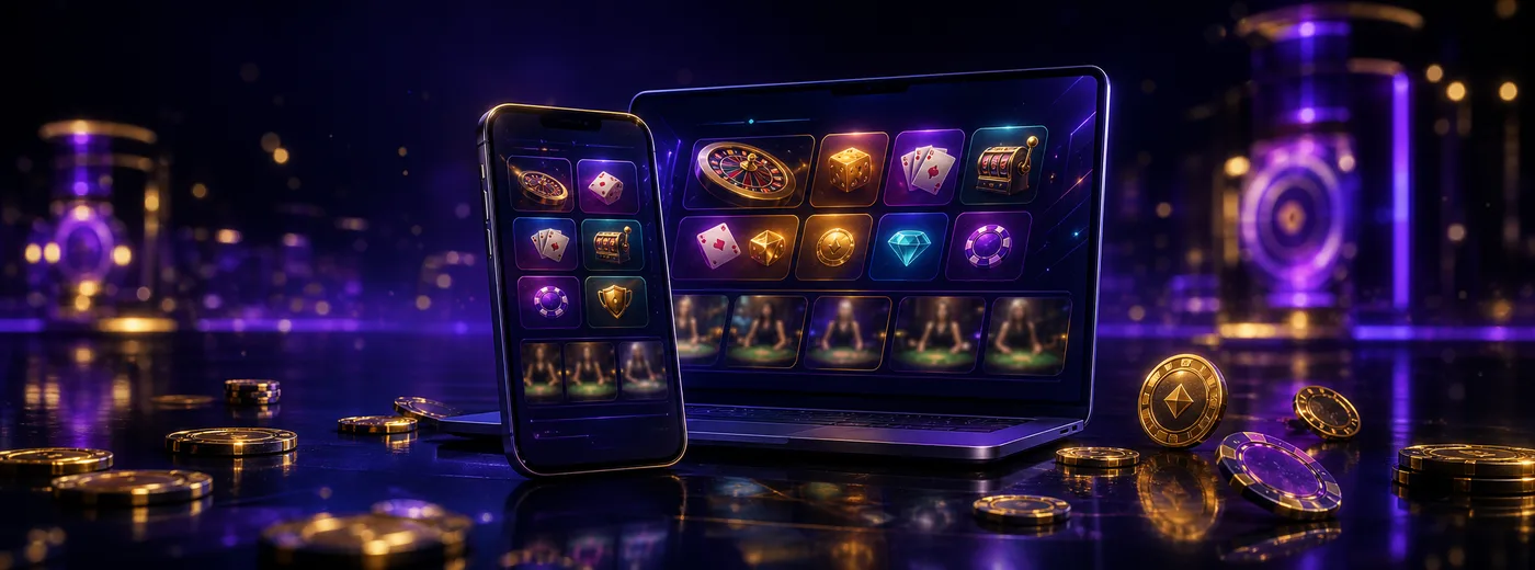 Lobby SpellWin Kasyno na telefonie i laptopie