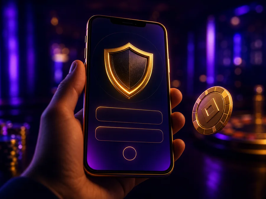 Smartfon z ekranem logowania do konta SpellWin